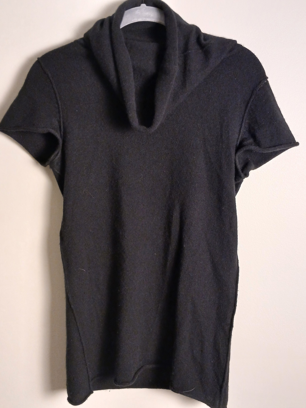 MICHAEL Michael Kors Black Short-Sleeve Cowl Neck Top